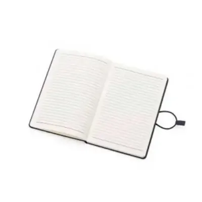 Caderno de anotações aberto