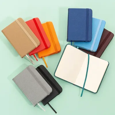 Caderneta em várias cores