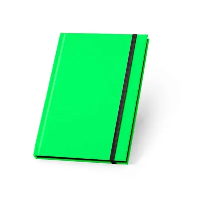 Caderno para anotações Fluorescente Verde