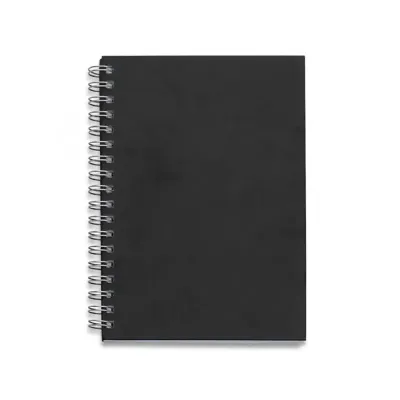 Caderno com capa kraft preta