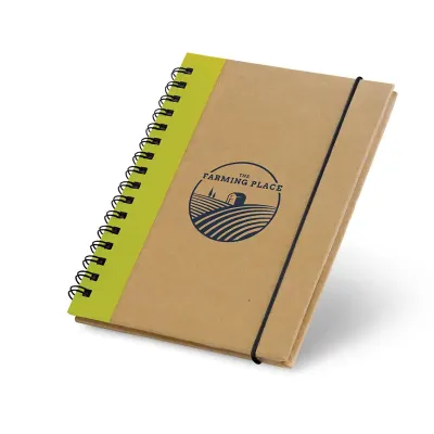 Caderno A6 ecológico personalizado