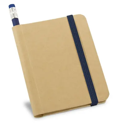  Caderno A7 com detalhe azul