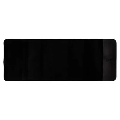 Desk Pad preto com carregamento por indução