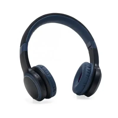 Headphone Bluetooth Preto e Azul