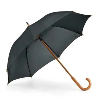 Guarda-chuva em poliéster  preto