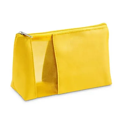 Bolsa de cosméticos amarela