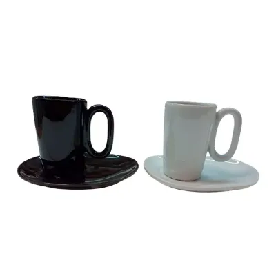 Xícara café com pires 70ml personalizada