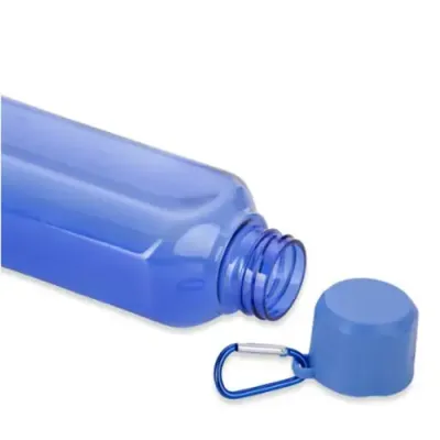 Garrafa plástica 730ml com tampa azul