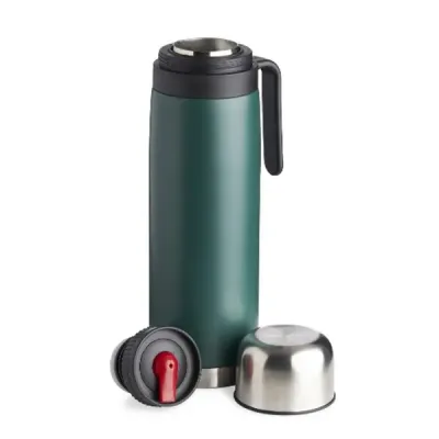 Garrafa Térmica Inox verde