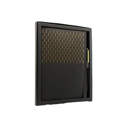 Bloco de anotações A5 com caneta de metal