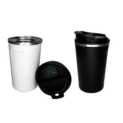 COPO TÉRMICO AÇO INOX C/ TERMÔMETRO