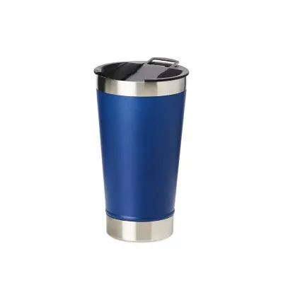 Copo Térmico Azul 500ml com abridor