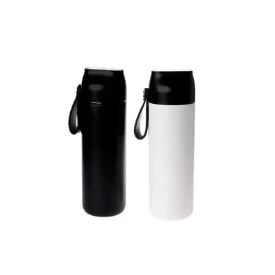 Garrafa térmica em aço inox, parede dupla