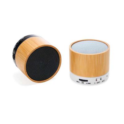 Caixa de som multimídia em bambu personalizada - 2 cores