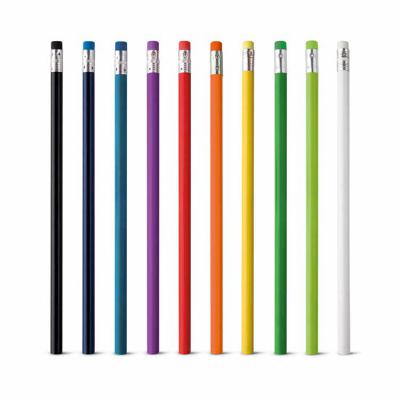 Lápis com borracha personalizados - opções de cores