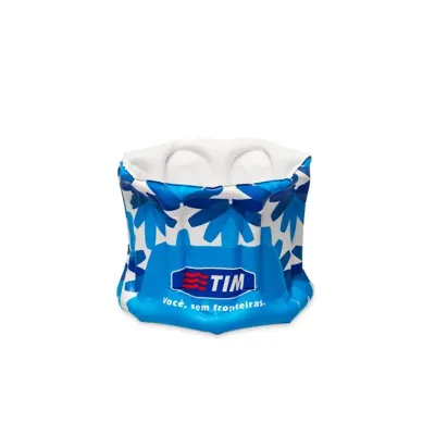 Balde de Gelo Inflável em PVC soldado.