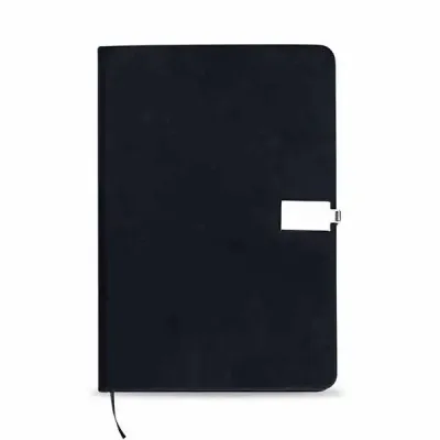 Bloco de anotações com fecho