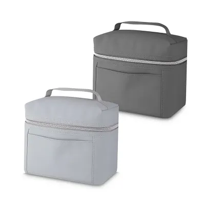Bolsa térmica em PU com zíper (duas opções de cores)