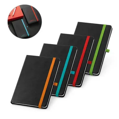 Caderno capa dura - várias cores