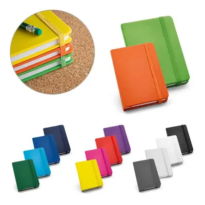Caderno cartão - opções de cores