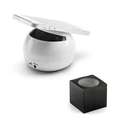 Caixa de som com microfone em ABS, com transmissão por bluetooth