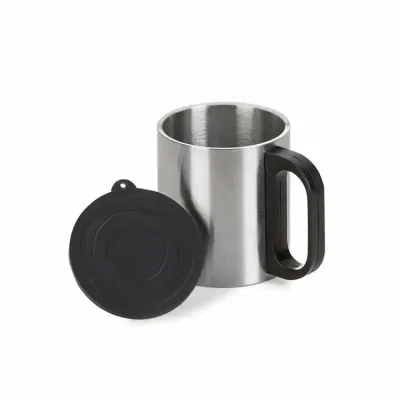 Caneca Inox 180ml com tampa