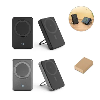 Bateria portátil magnética em ABS 100% reciclado