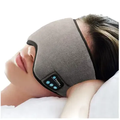 Tapa Olho Máscara Dormir com Fone De Ouvido
