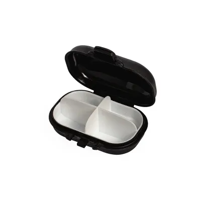 Porta-Comprimidos Plástico Preto