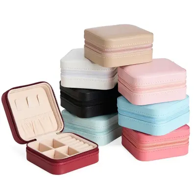 Porta joias de sintético - cores