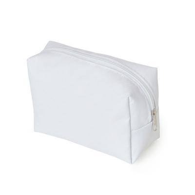 Nécessaire de nylon colorida personalizável branca