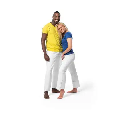 CAMISETA UNISSEX - amarela e azul