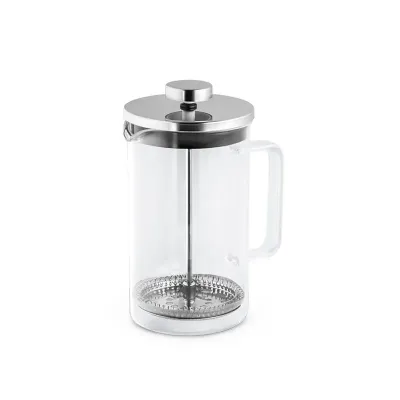 Cafeteira em vidro borossilicato e aço inox600ml