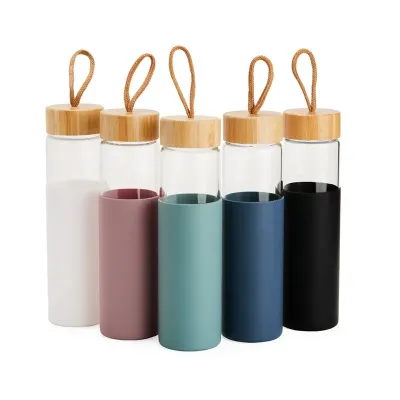 Garrafa de Vidro, em várias cores