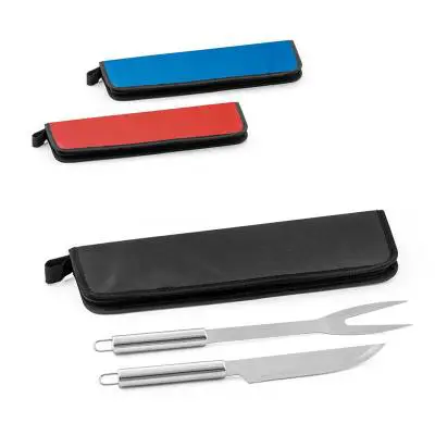 Kit churrasco em estojo - cores