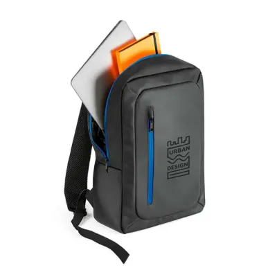 Mochila para notebook 15.6 azul personalizada.