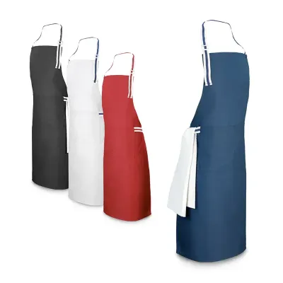 Aventais em algodão e poliéster - cores.