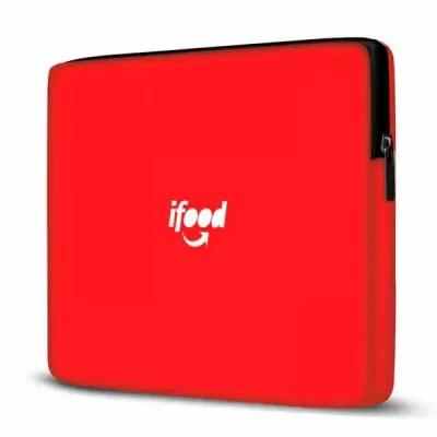 Capa para notebook vermelha personalizada