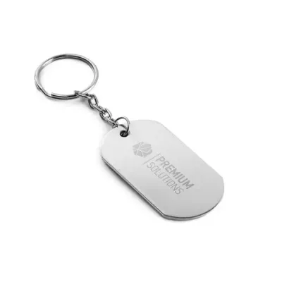 Chaveiro em alumínio personalizado.