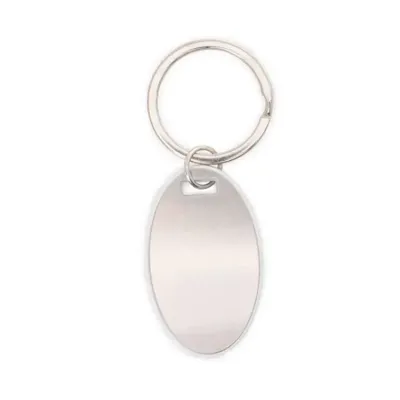 Chaveiro Plástico Oval.
