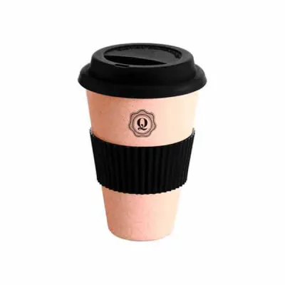 Copo para viagem preto personalizado