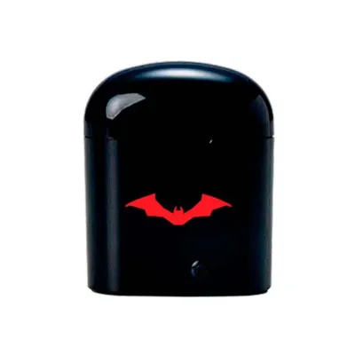 Fone bluetooth com case carregador Preto