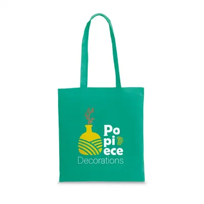 Sacola em algodão reciclado - logo