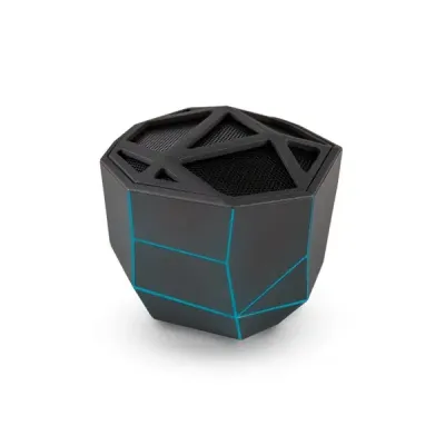 Caixa de Som Bluetooth com iluminação azul