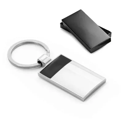 Chaveiro em metal. Fornecido em caixa presente.