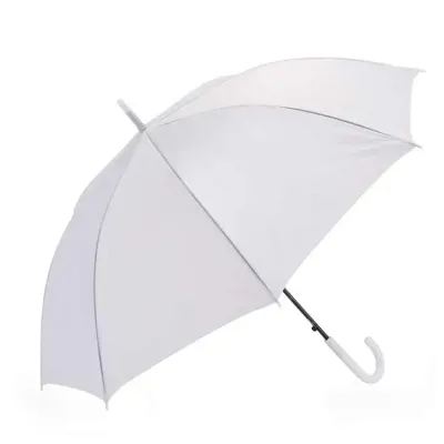 Guarda-chuva com tecido de nylon branco
