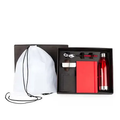 Kit Boas Vindas - Vermelho / Branco 