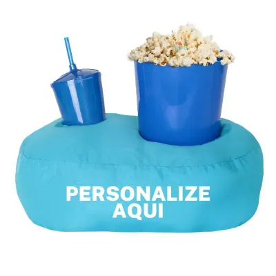 Almofada de Pipoca Azul Personalizado 1 cor