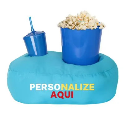 Almofada de Pipoca Azul Personalizado 3 cores