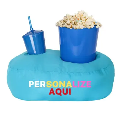 Almofada de Pipoca Azul Personalizado 4 cores